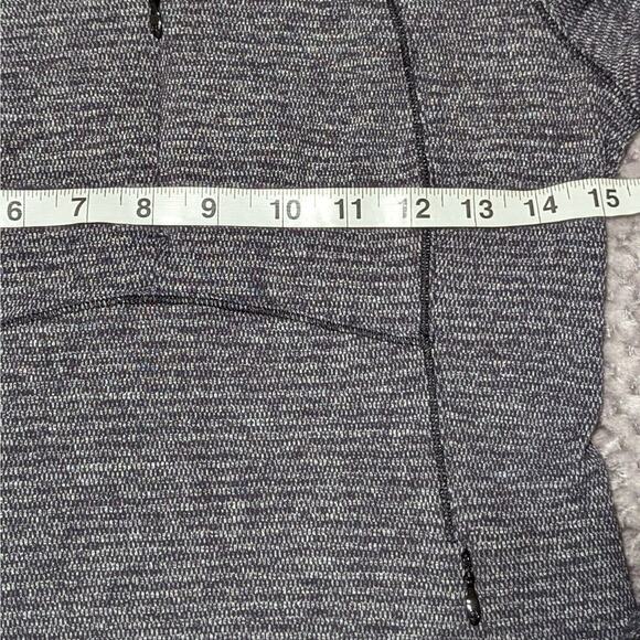 Lululemon 1/2 Zip Pullover Women 6 Mini Check Pique Black Reflect Athleticwear - Picture 3 of 9